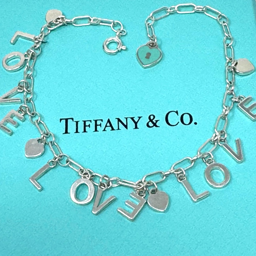 Authentic Tiffany & co. Love Notes Charm Bracelet. - Picture 7 of 12
